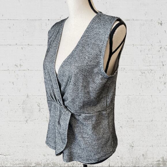 J. Crew 365 Bouclé Peplum Top Style J7990 Size Medium Office Siren - Picture 2 of 10